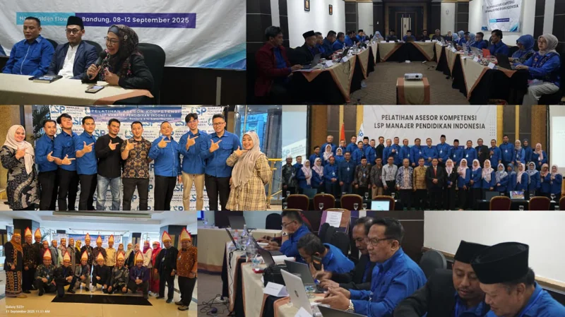 LSP MANAJER PENDIDIKAN INDONESIA SELENGGARAKAN PELATIHAN ASESOR KOMPETENSI
